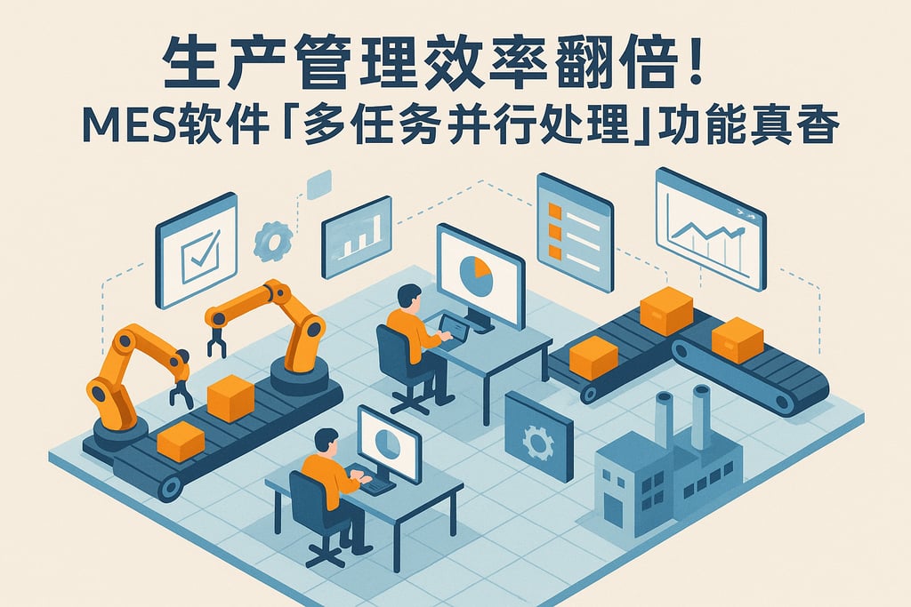 生产管理效率翻倍！MES 软件「多任务并行处理」功能真香